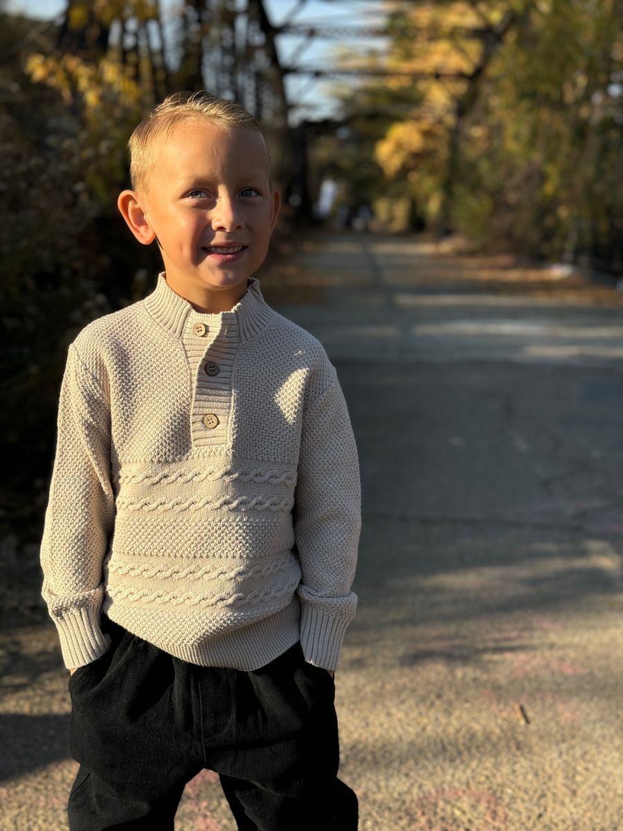 Cable Sweater - Beige