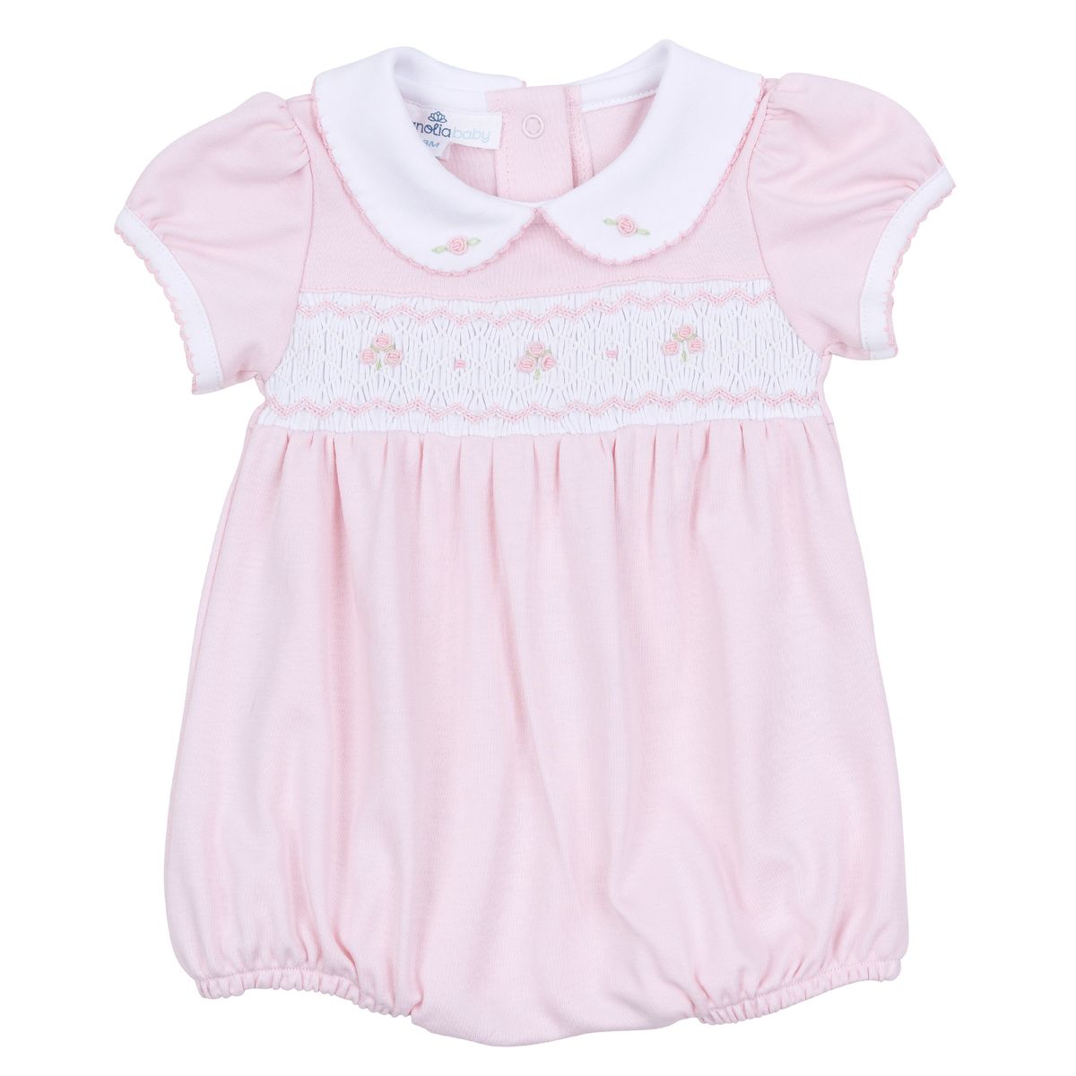 Lillian and Landry's Pink Smock Collar Bubble