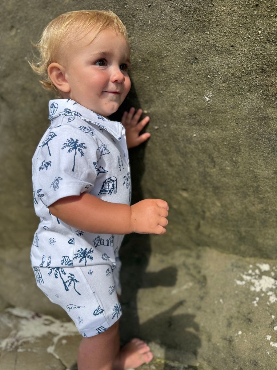 Drift Romper - Beach