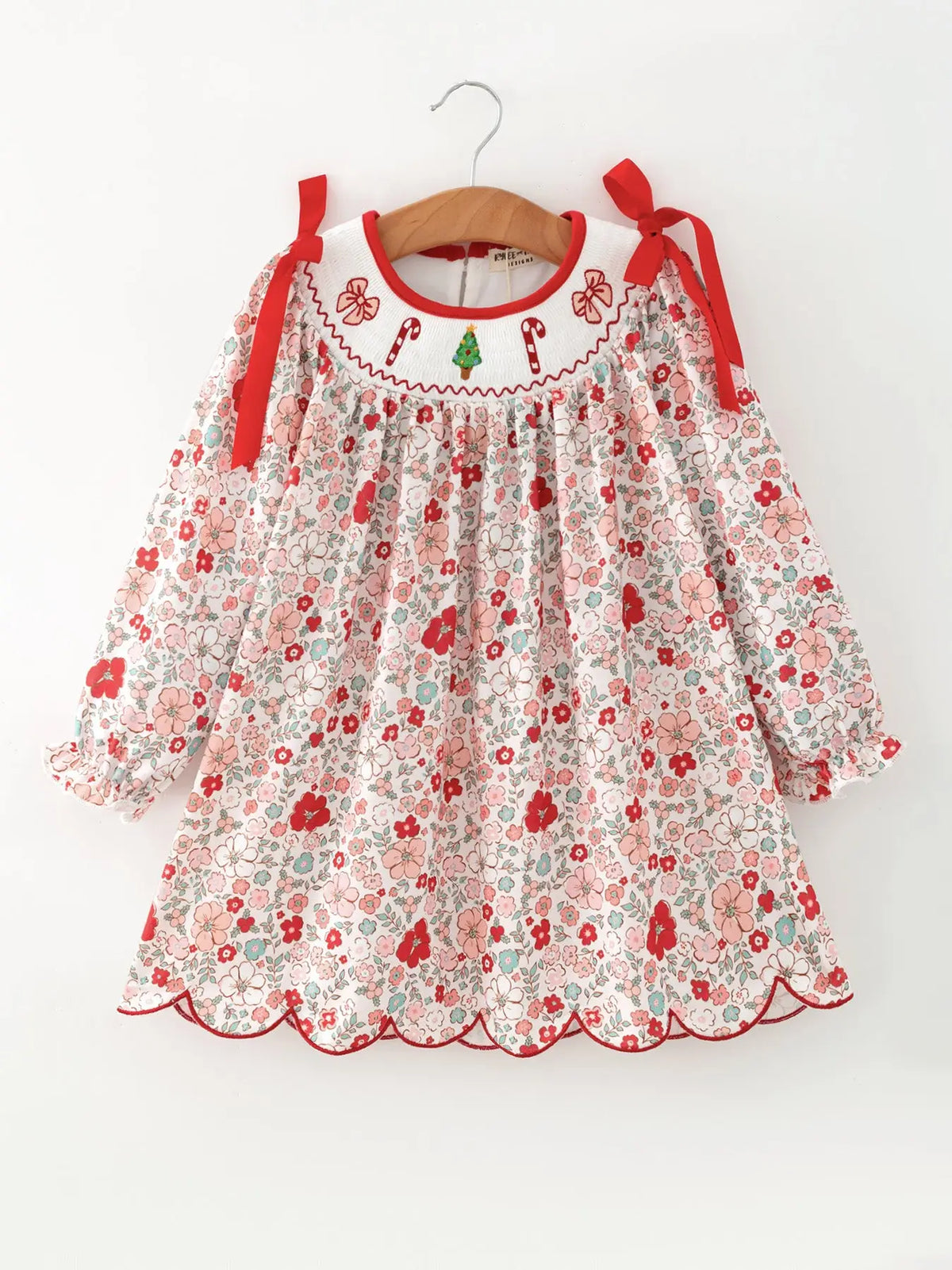 Christmastime Smock Dress