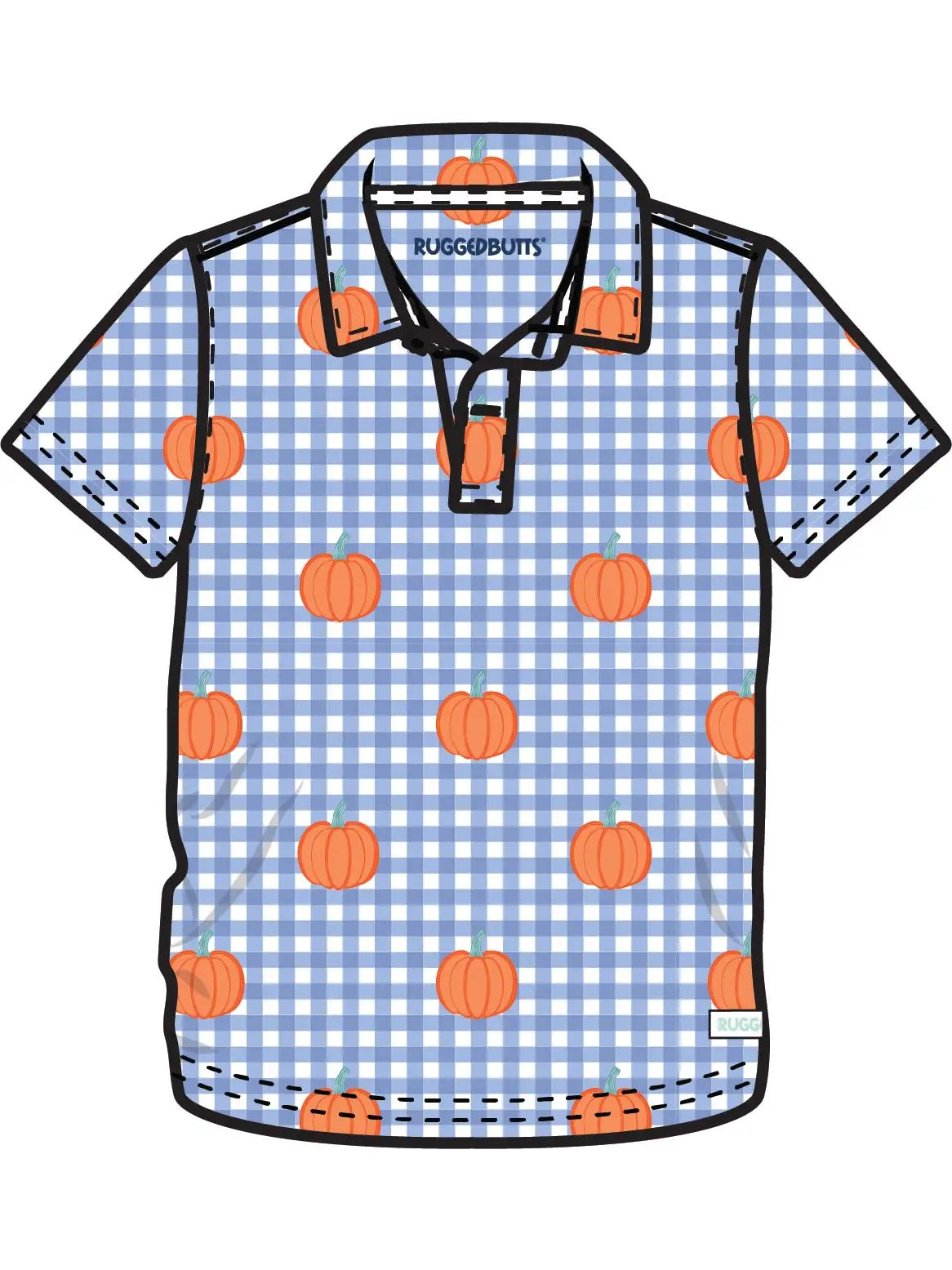 Pumpkin Patch Performance Polo