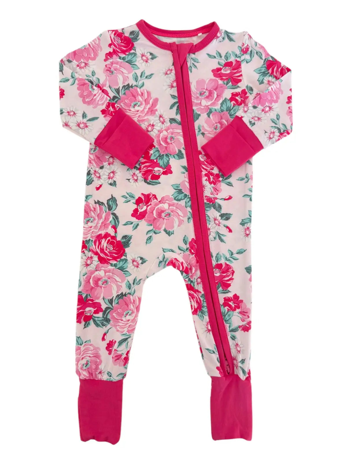 Pink Splendor Zip Romper