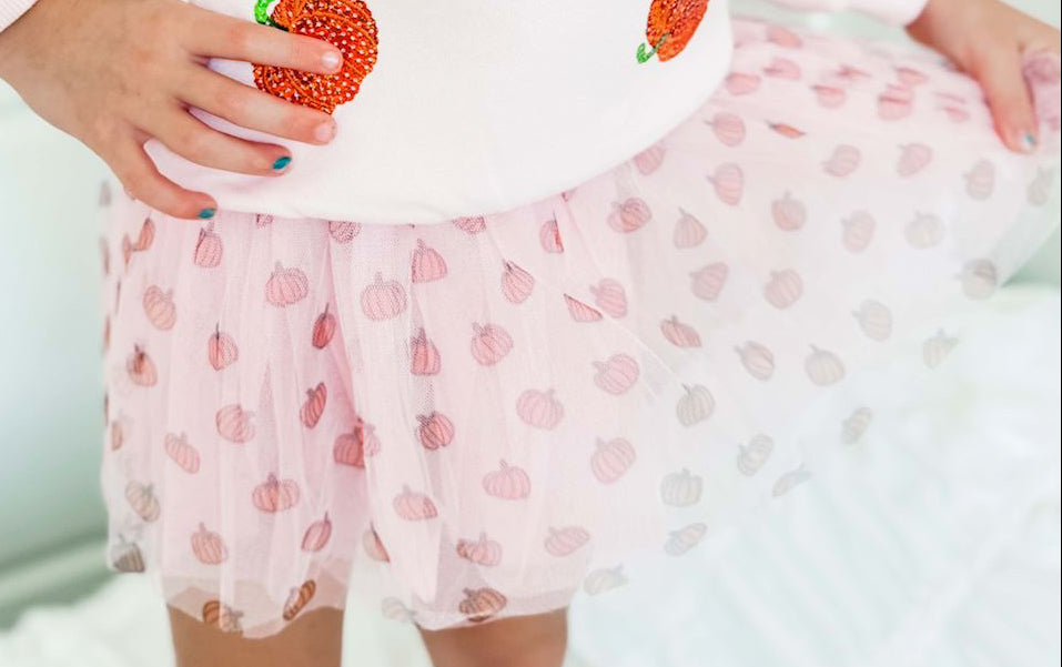 Pumpkin Print Tutu
