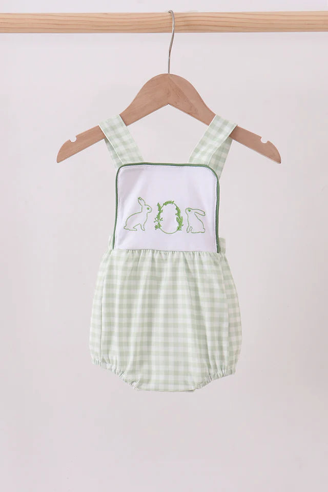Bunny Embroidery Romper