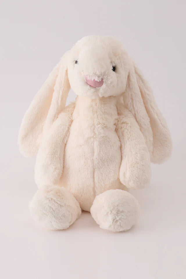 Off White Plush Bunny