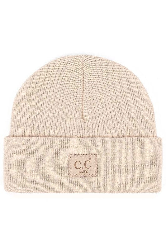 CC Classic Rib Beanie - Beige