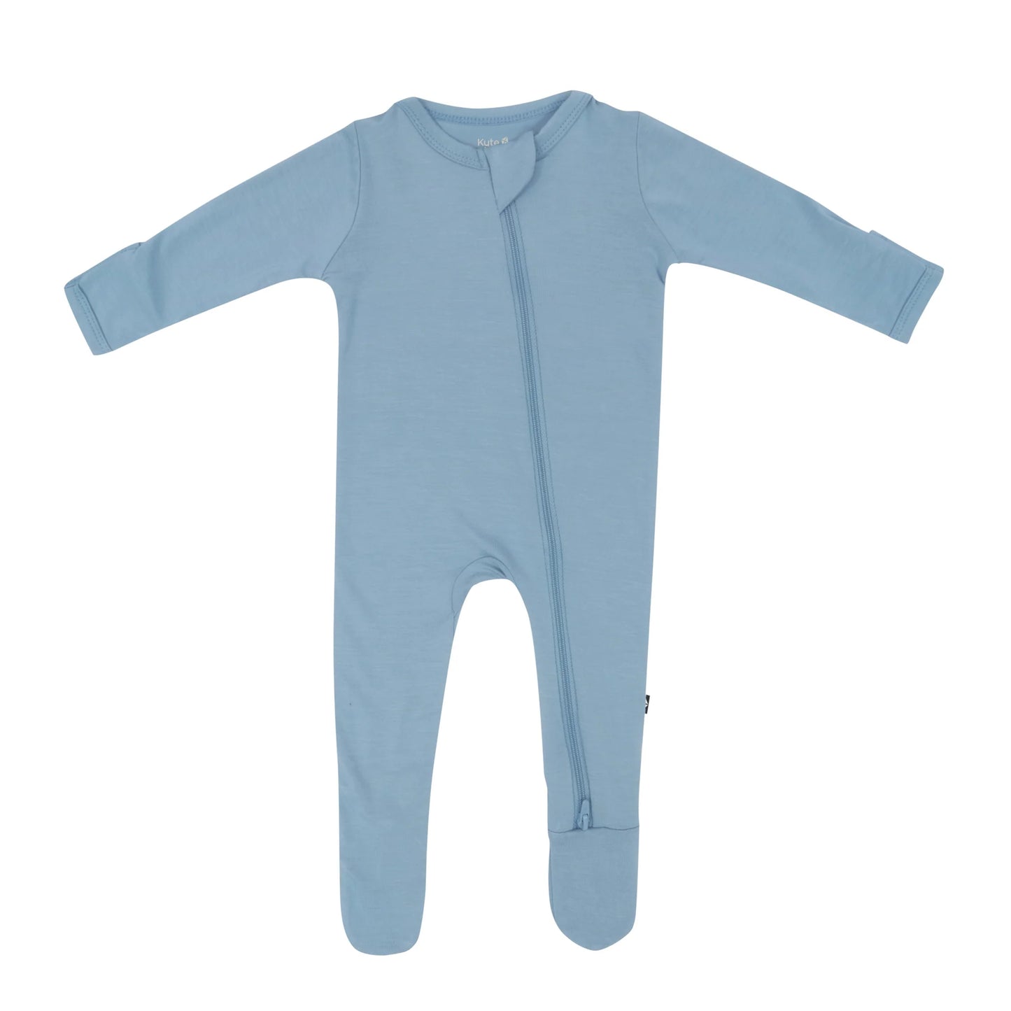 Kyte Zippered Footie - Slate