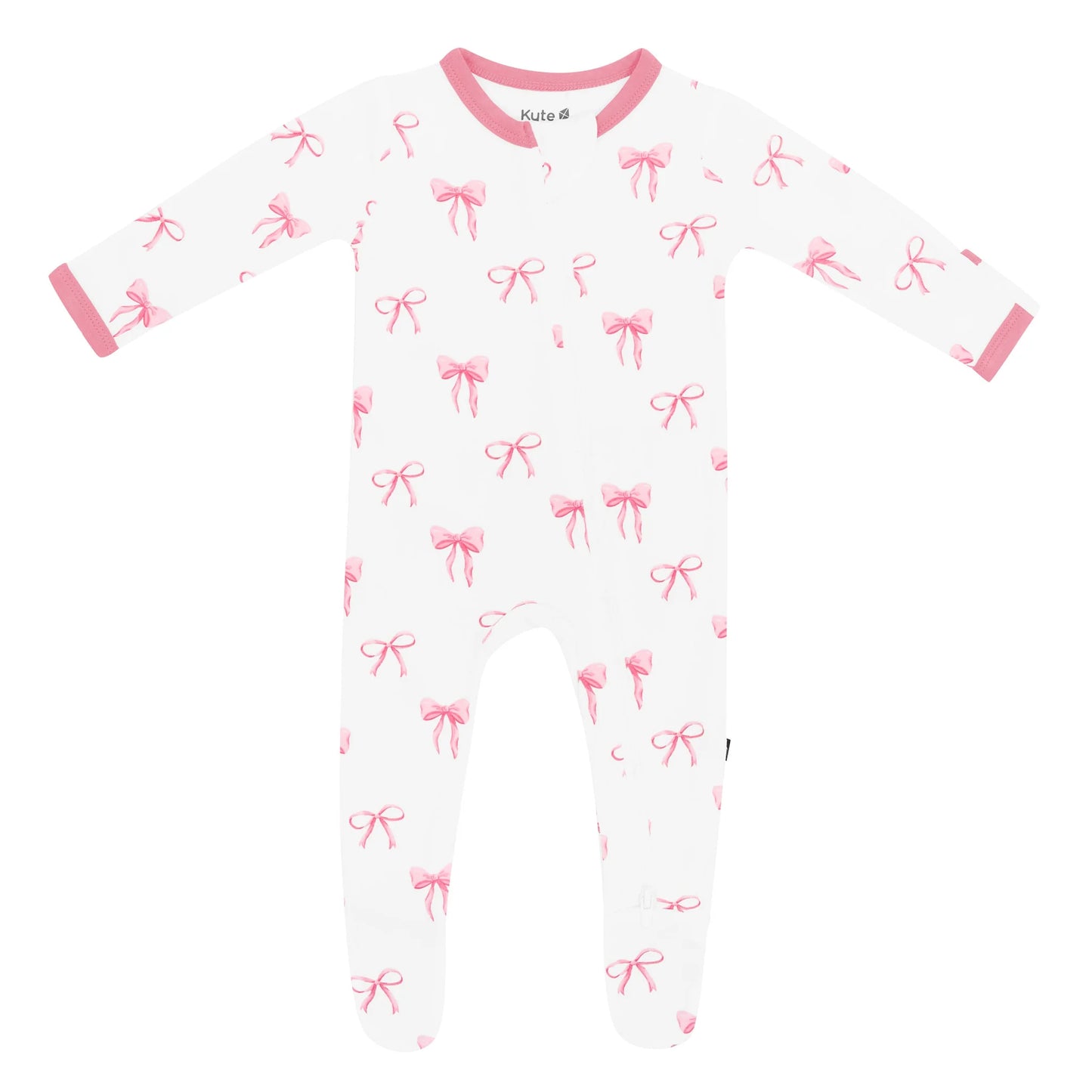 Kyte Zippered Footie - Bow