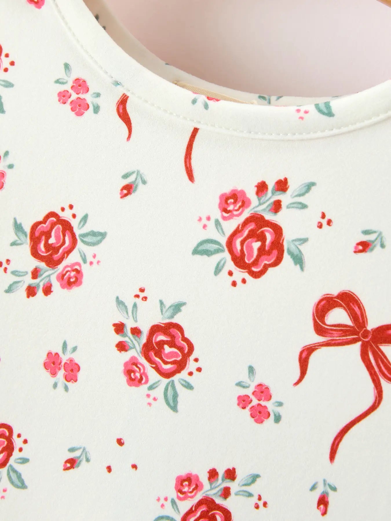 Red Rose Bow Dress