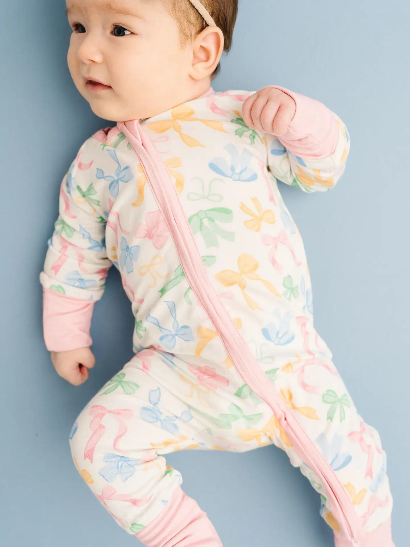 Pastel Bow Bamboo Sleeper