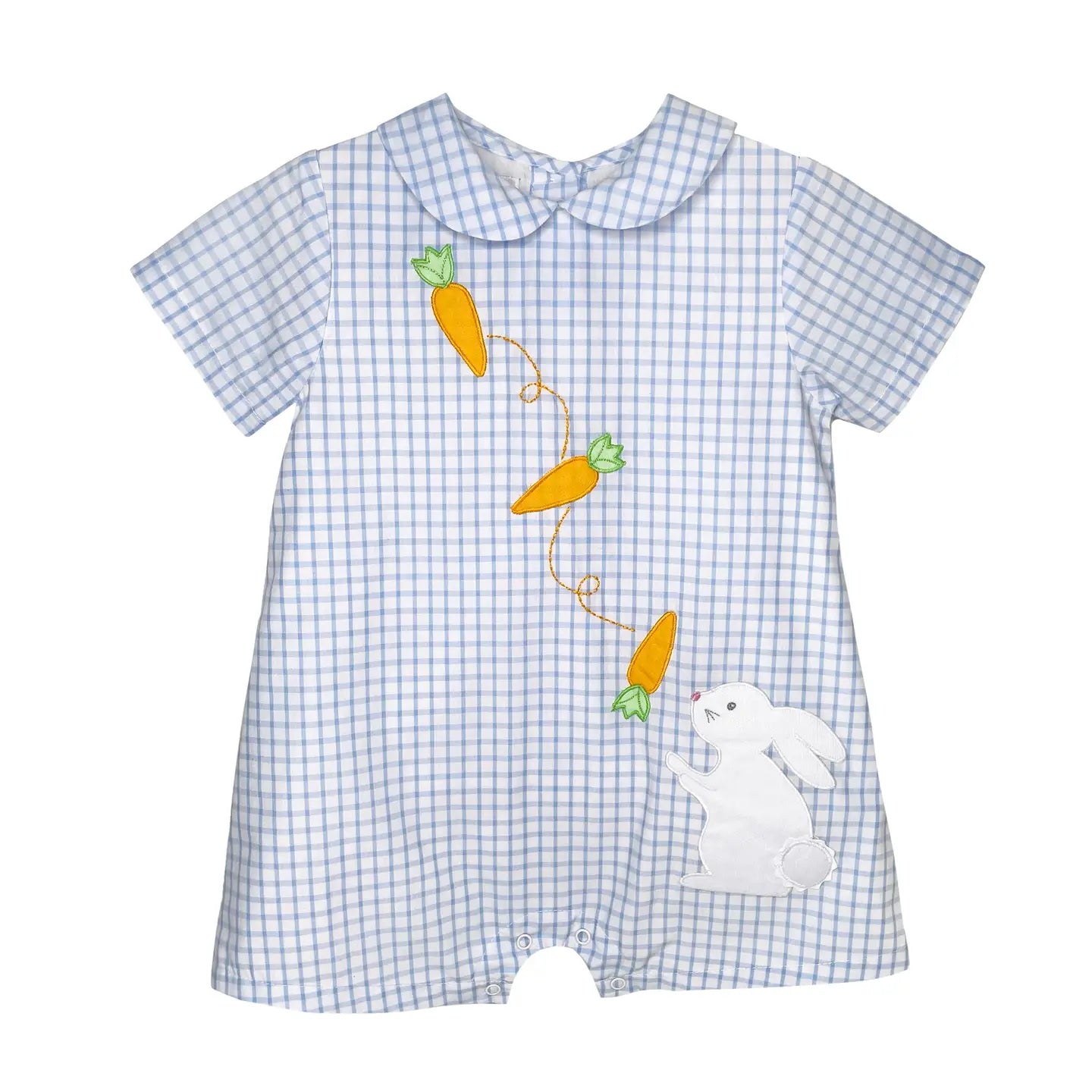 Easter Romper Blue Check