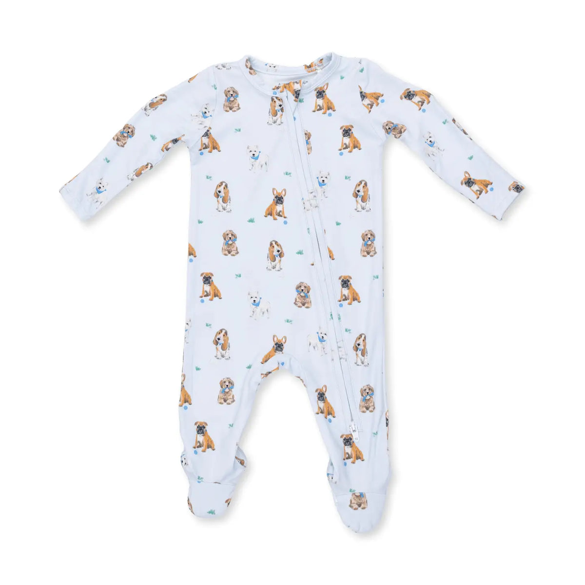 Bestie Dogs Zipper Footie