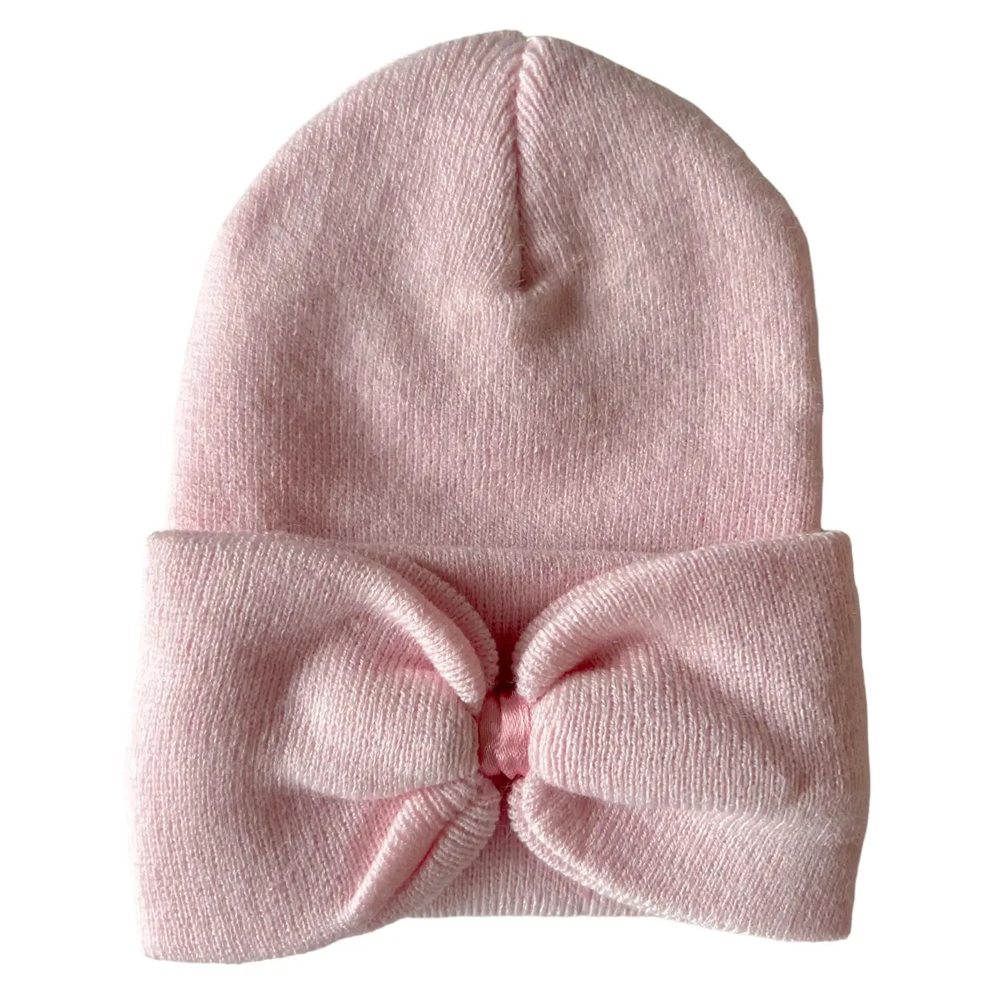 Baby's First Hat-Petal Pink Bow