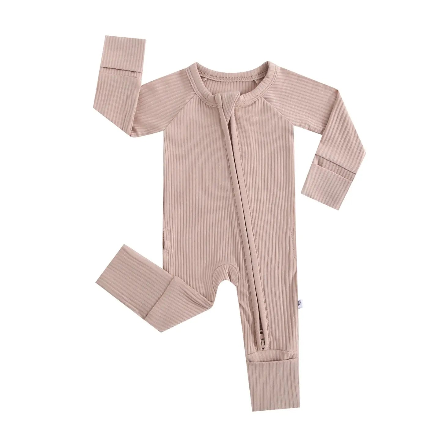 Maple Rib Zippered Romper