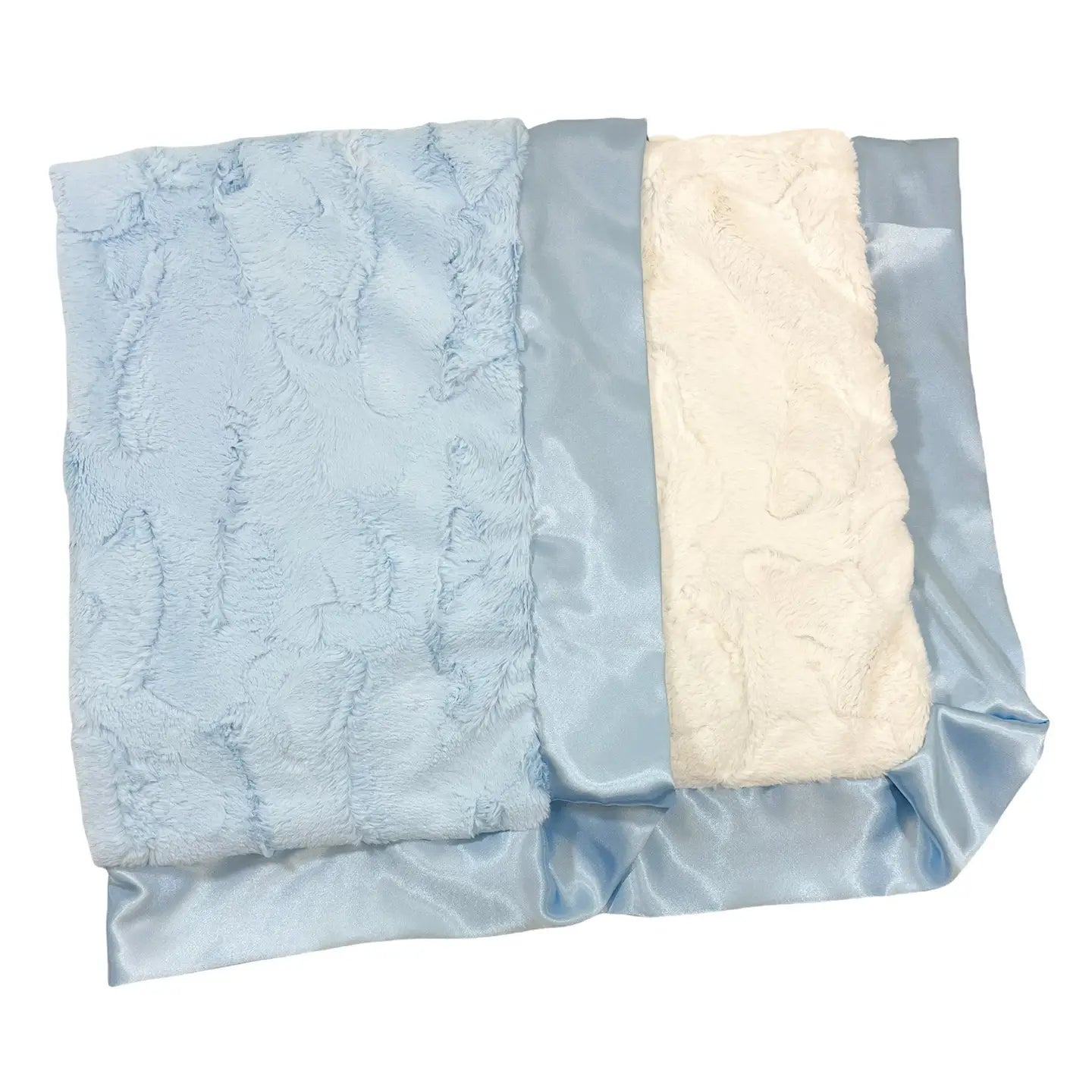 Classic Baby Blue Receiving Blanket