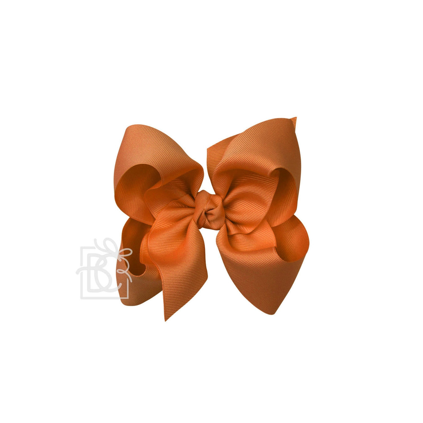 6.5" Ginger Grosgrain Bow