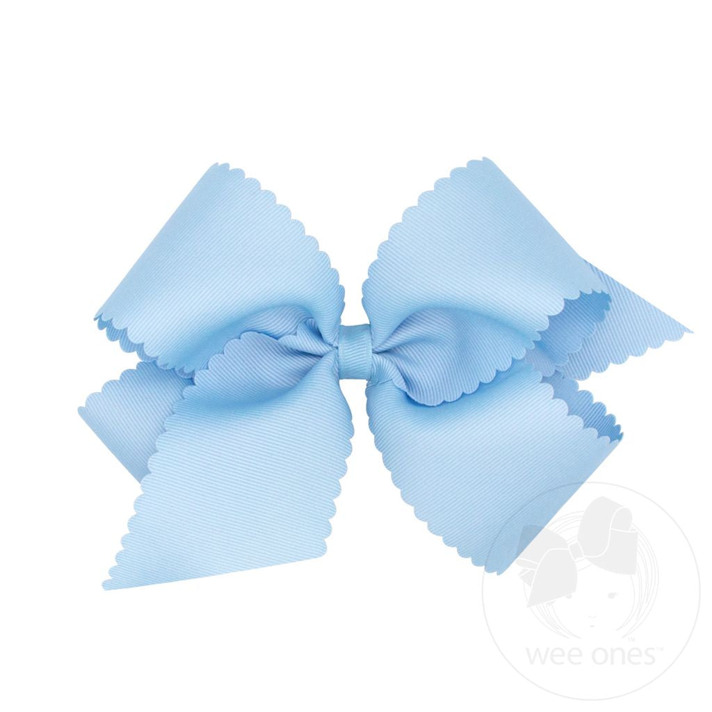 King Scallop Bow - Millennium Blue