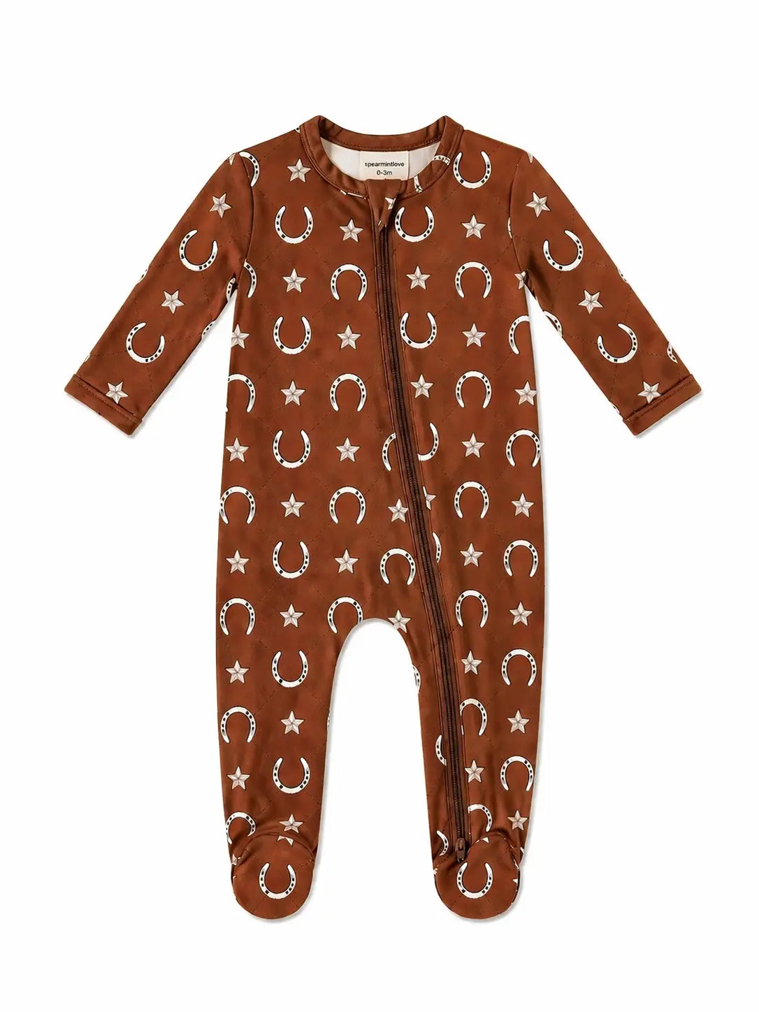 Rusty Horseshoe Ruffle Footie