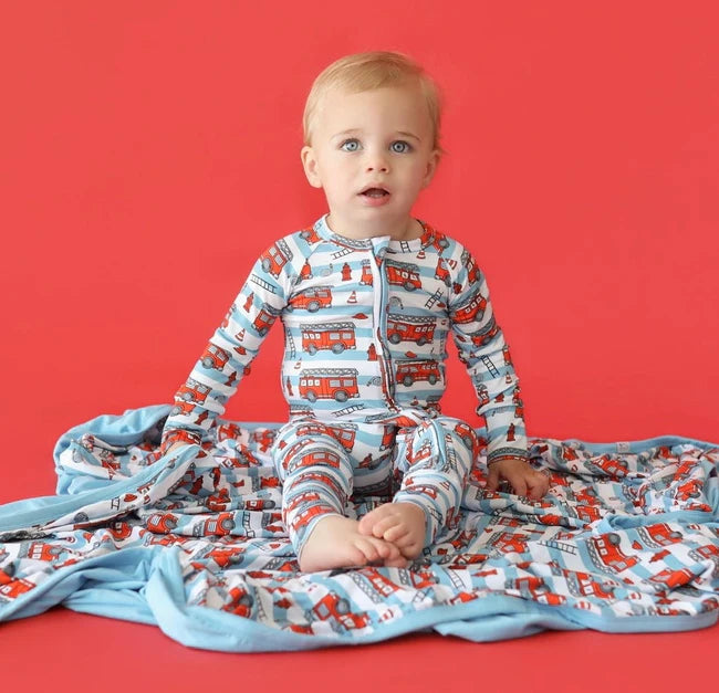 Firetruck Frenzy Romper