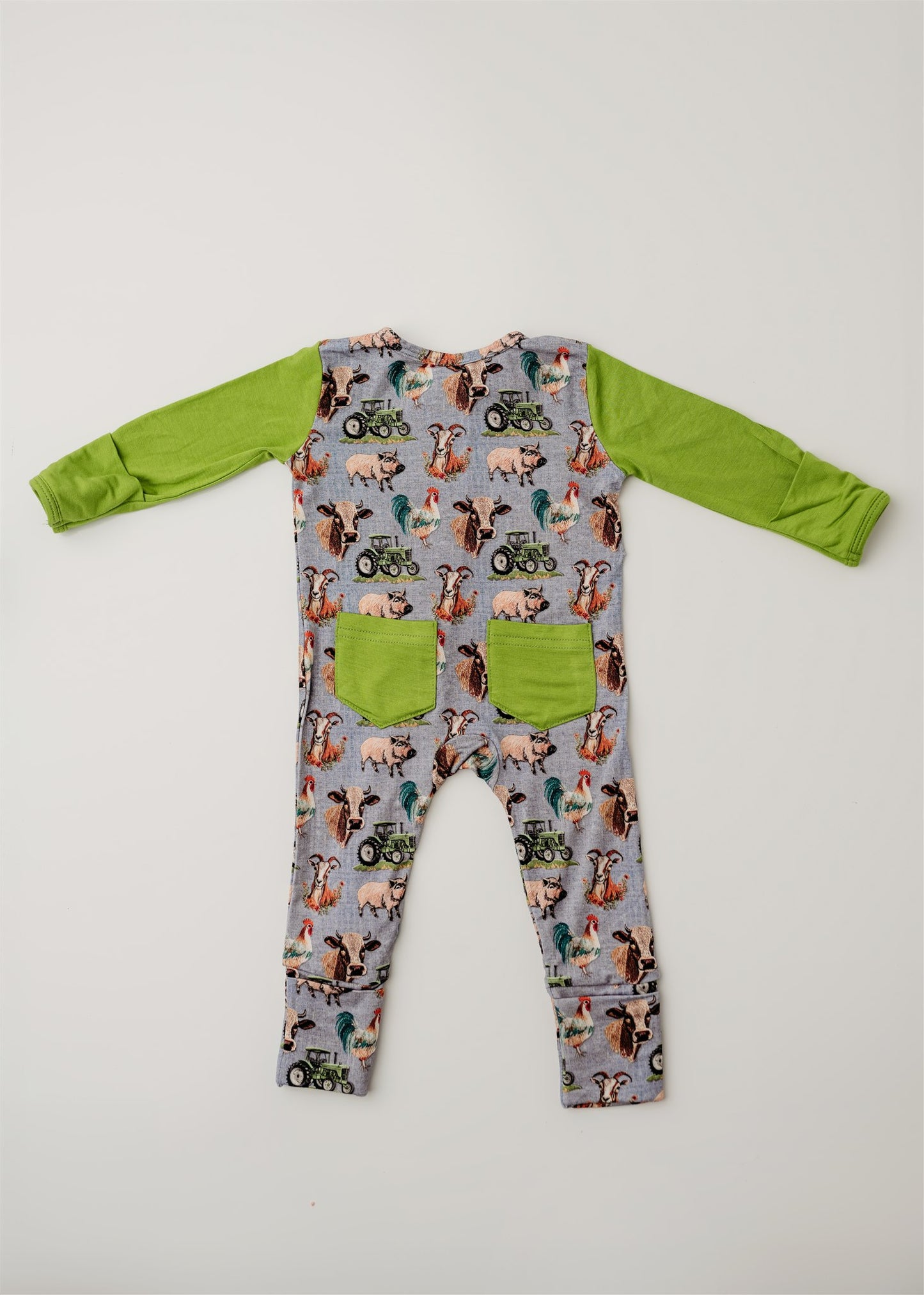 Down on the Farm Footie Romper
