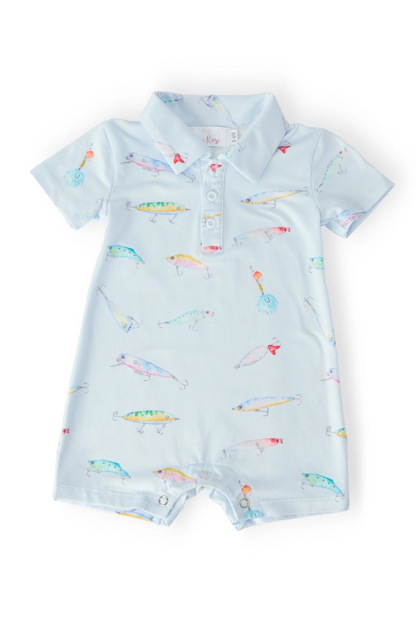 Fish Hook Polo Romper