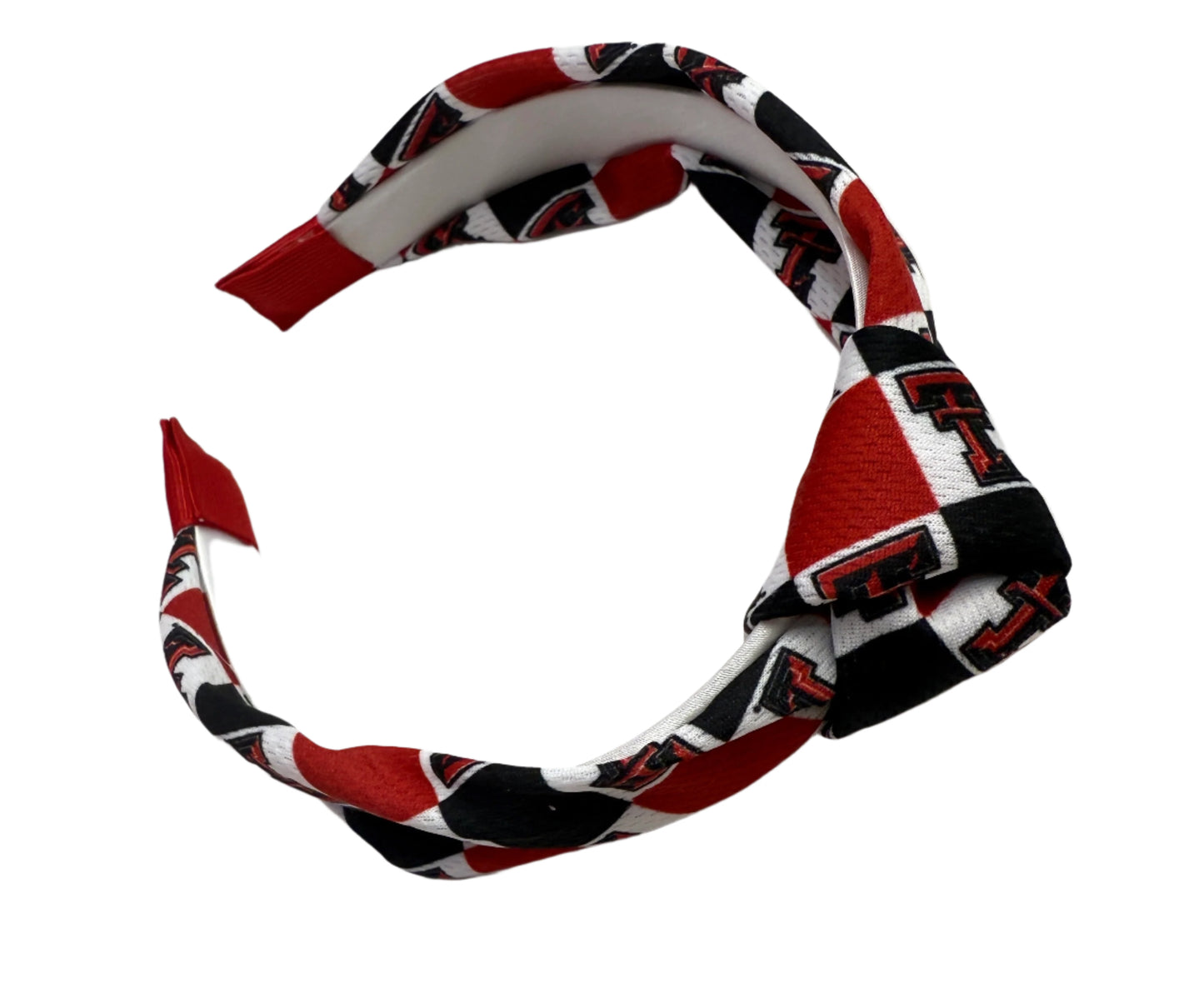 Texas Tech Checkerboard Knot Headband