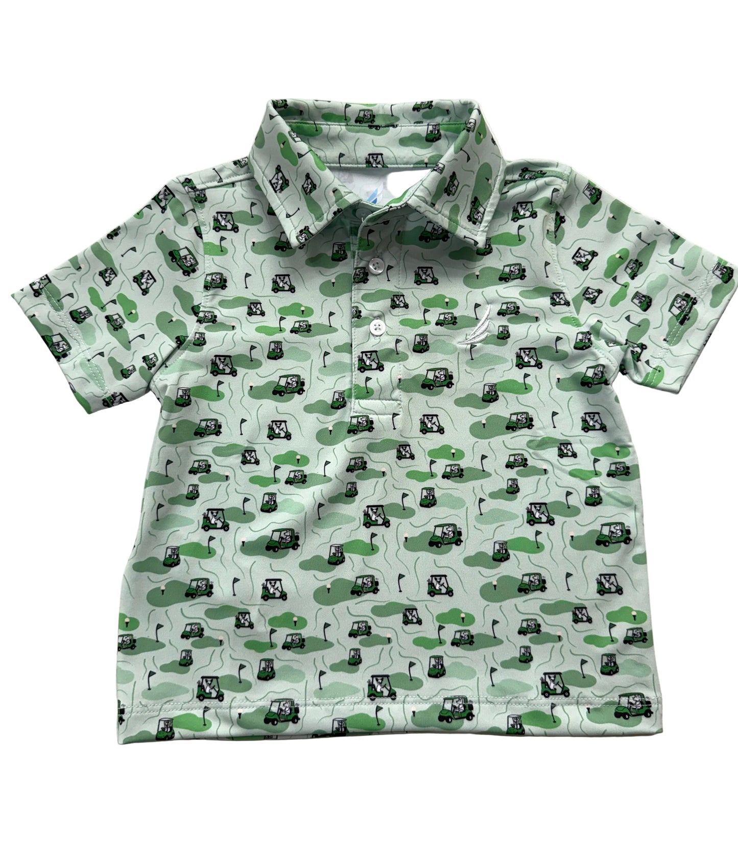 Performance Dog Golf Cart Print Polo