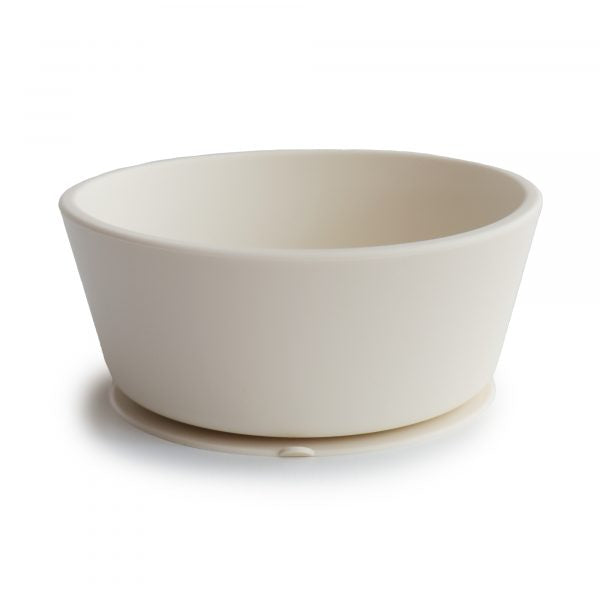 Silicone Suction Bowl - Ivory