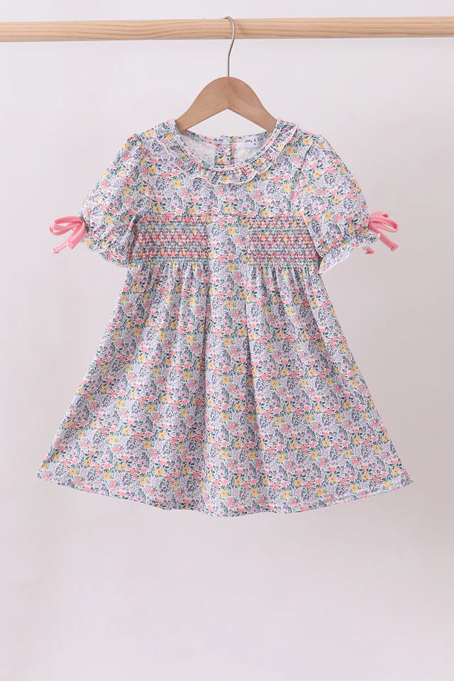 Summertime Garden Smock Dress