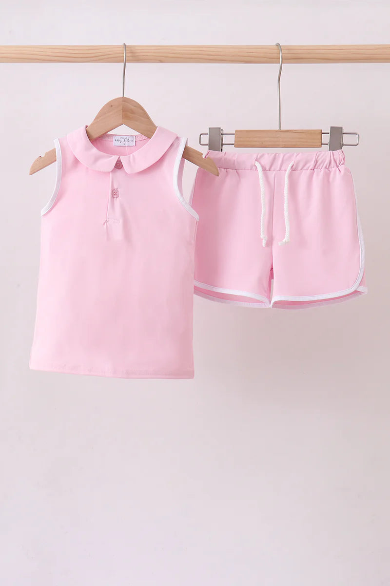 Light Pink Short Set