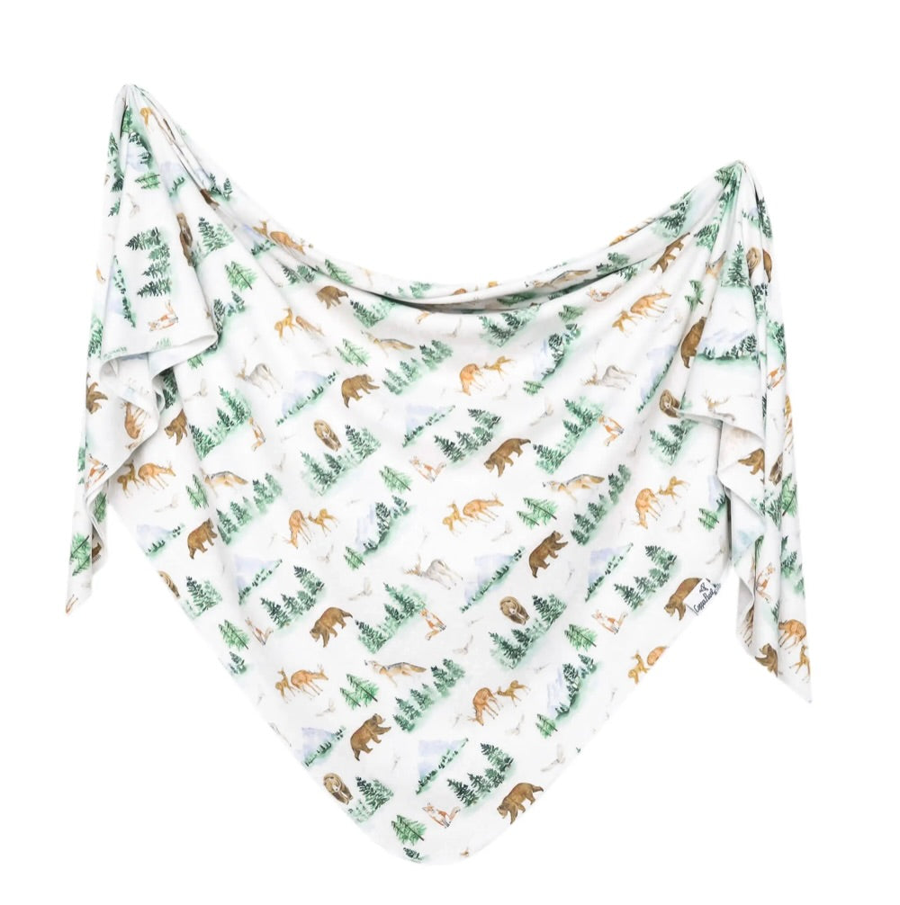 Copper Pearl Knit Swaddle Blanket - Grayson