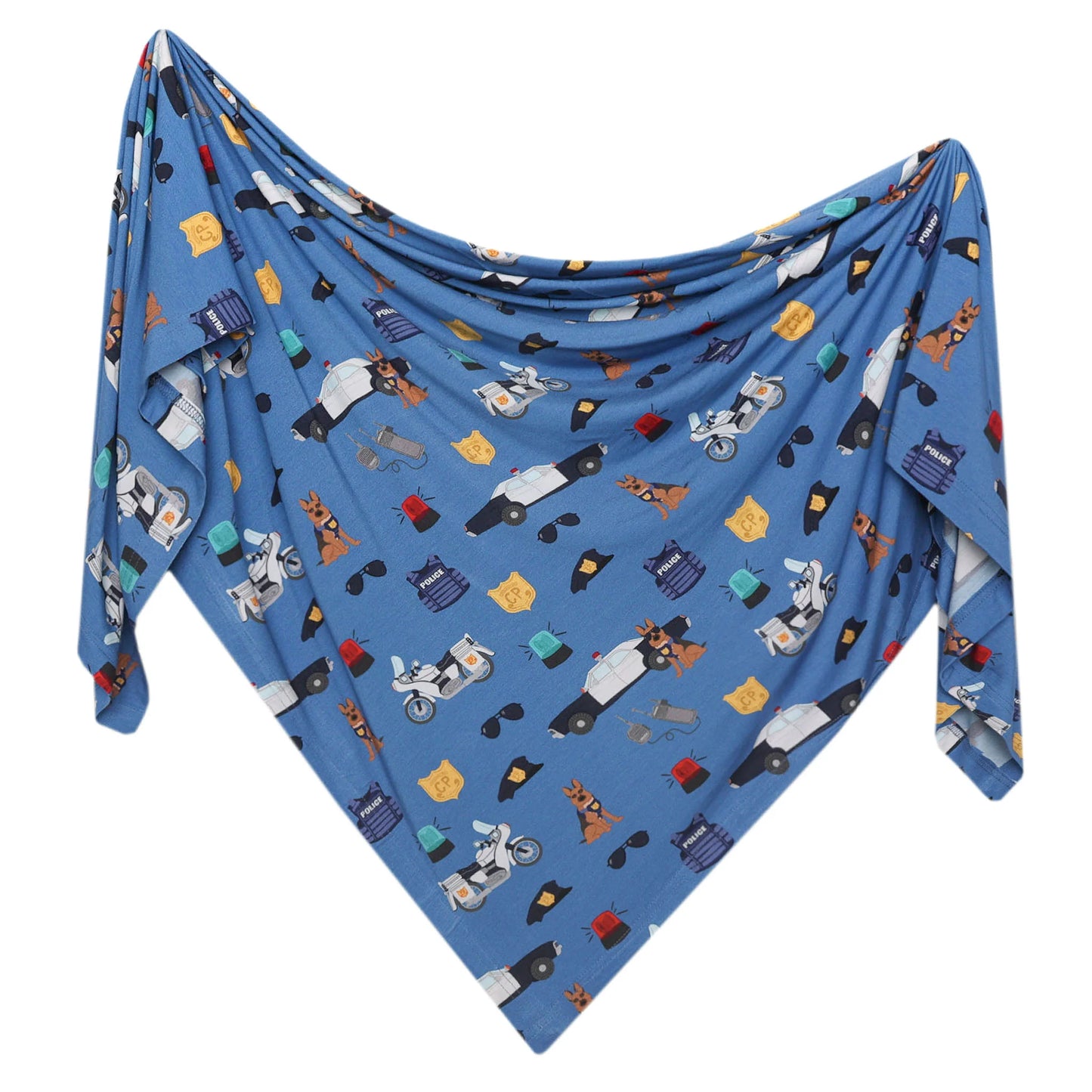 Copper Pearl Knit Swaddle Blanket - Policemen
