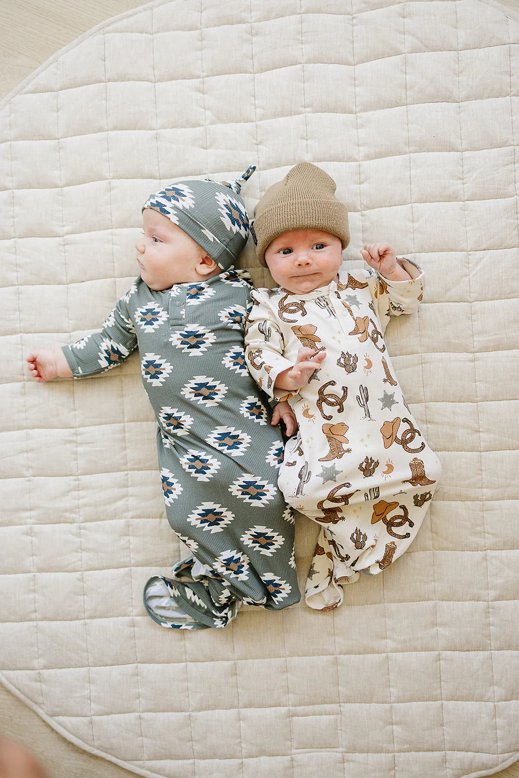 Outlaw Cowboy Rib Bamboo Knot Gown