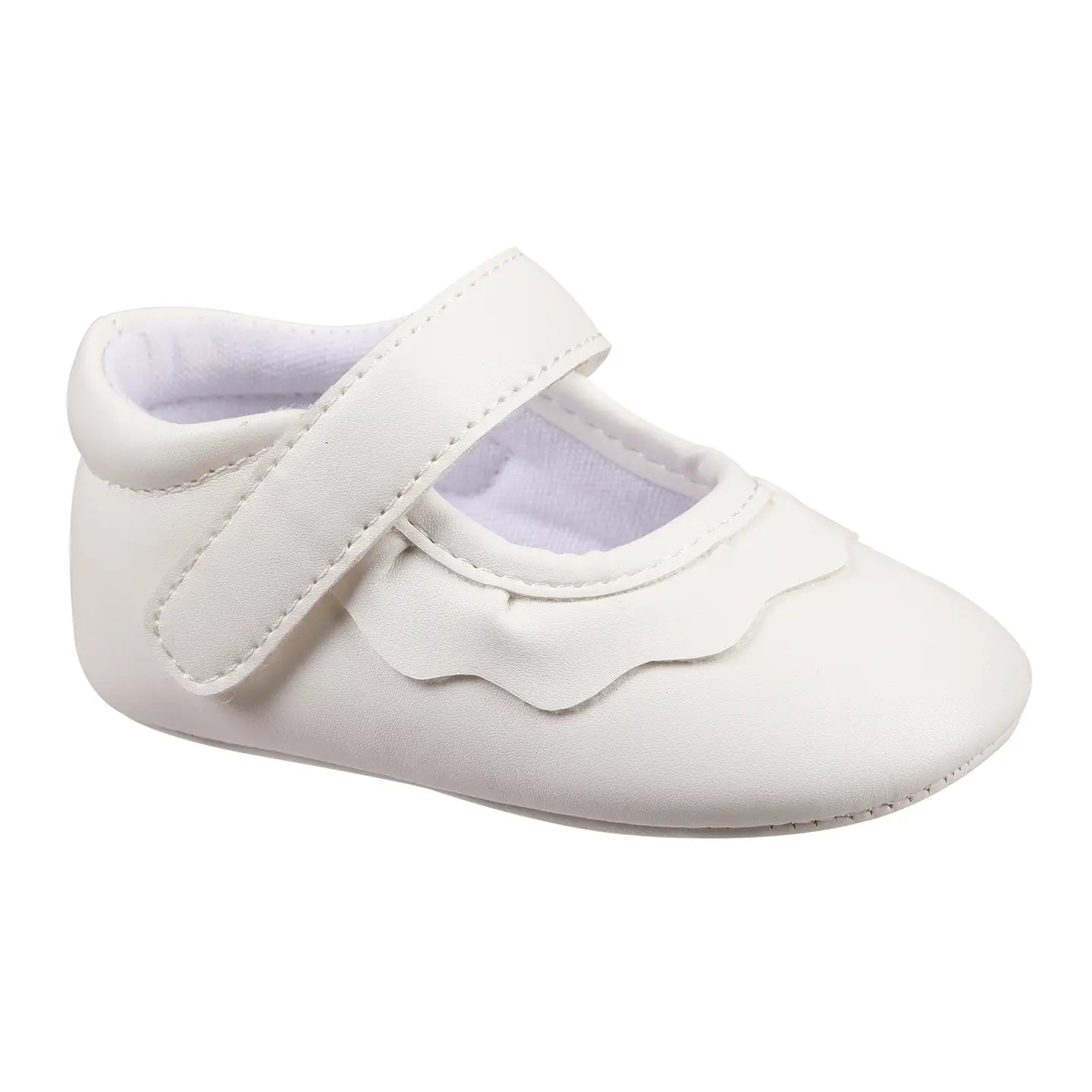 Amina Crib Shoe White