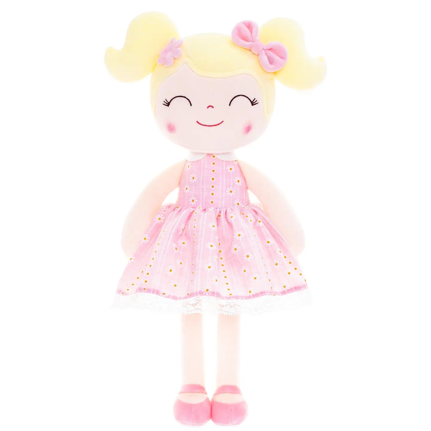 Light Pink Doll - Blonde Hair