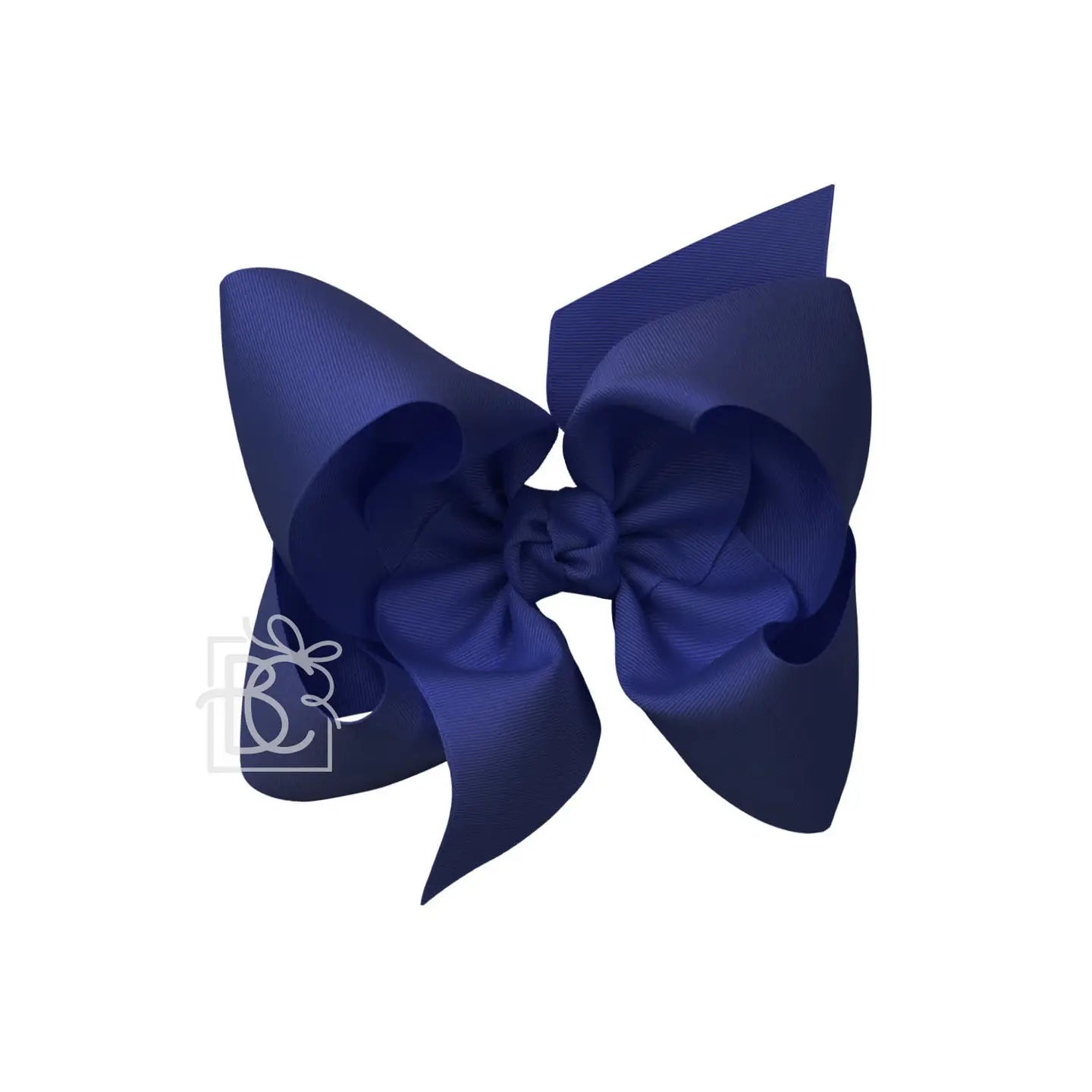 7.5" Navy Grosgrain Bow