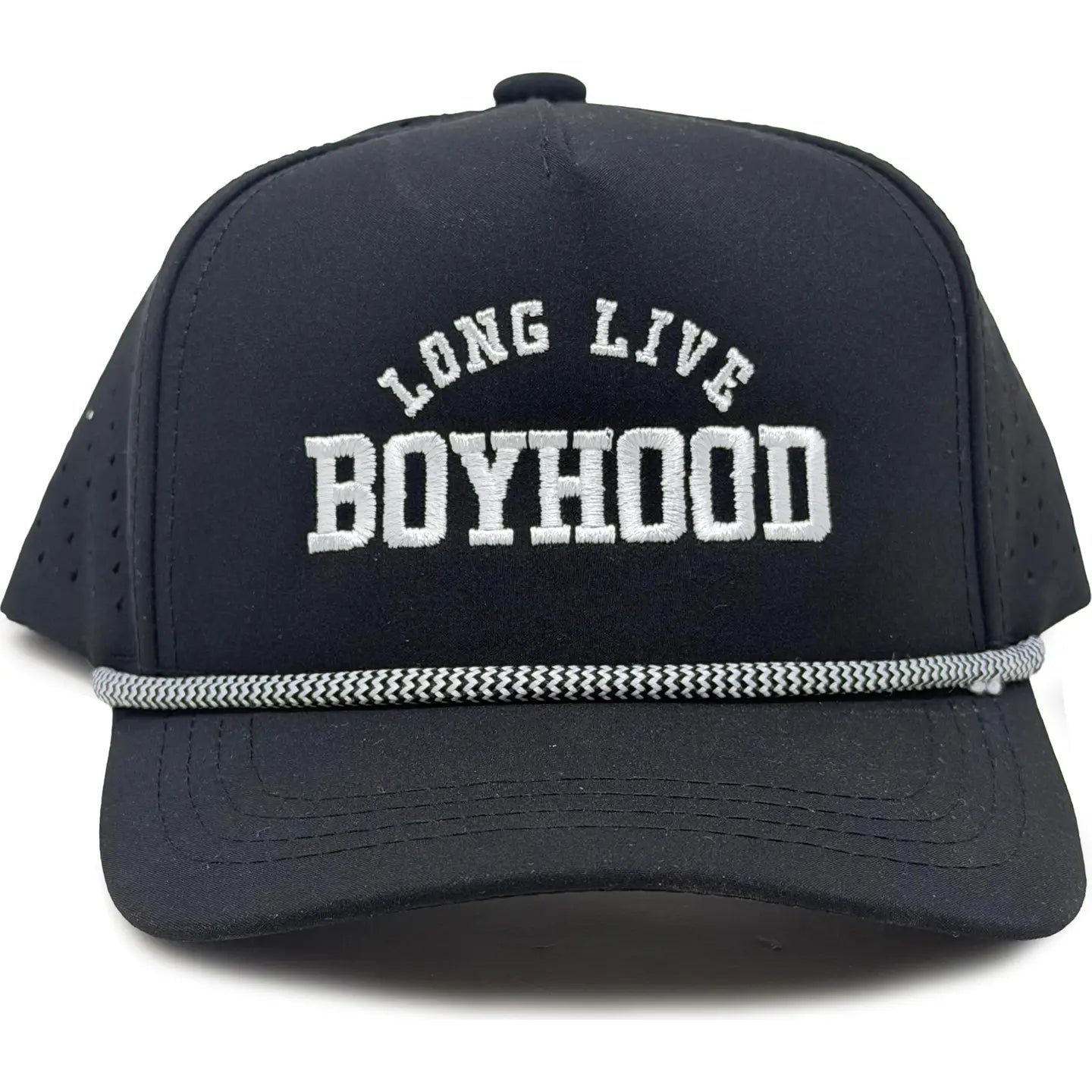 Long Live Boyhood Black Golf Hat