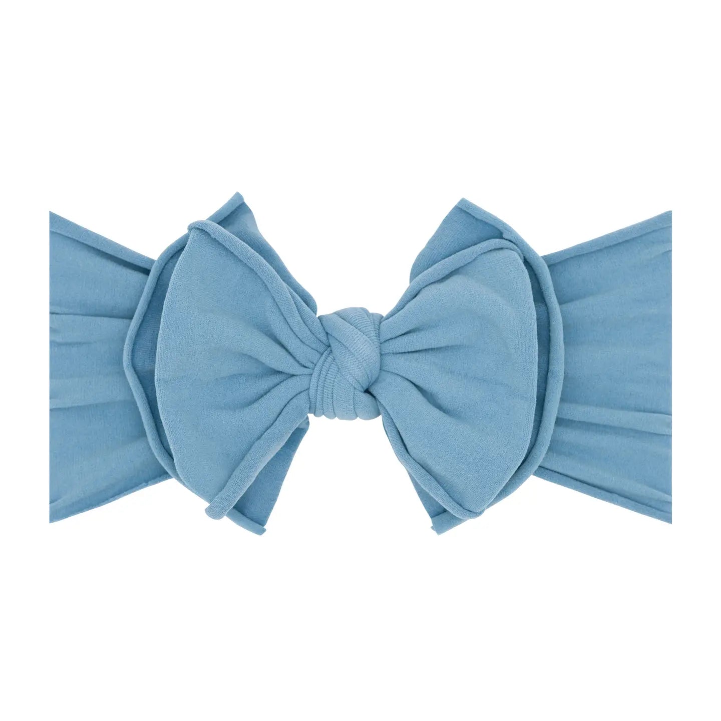 FAB-BOW-LOUS Headband - antique blue