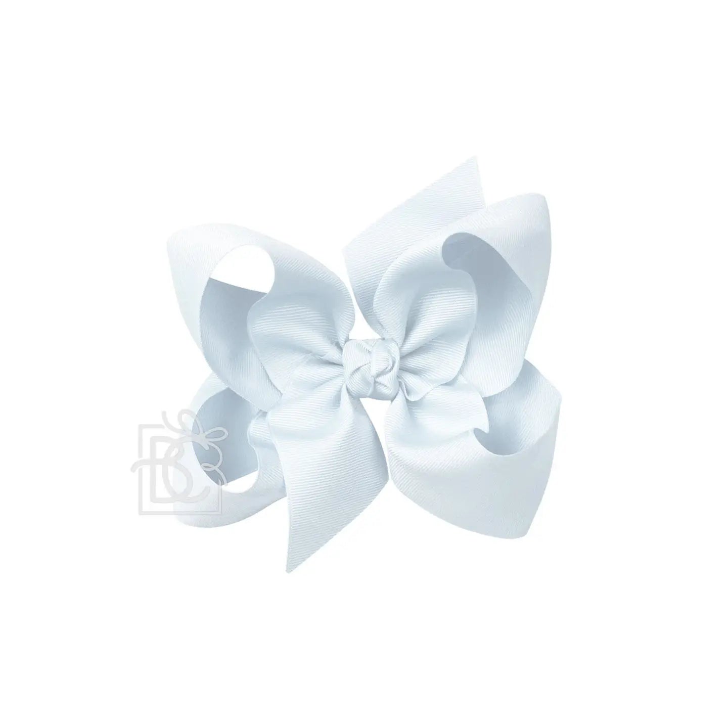6.5" Powder Blue Grosgrain Bow
