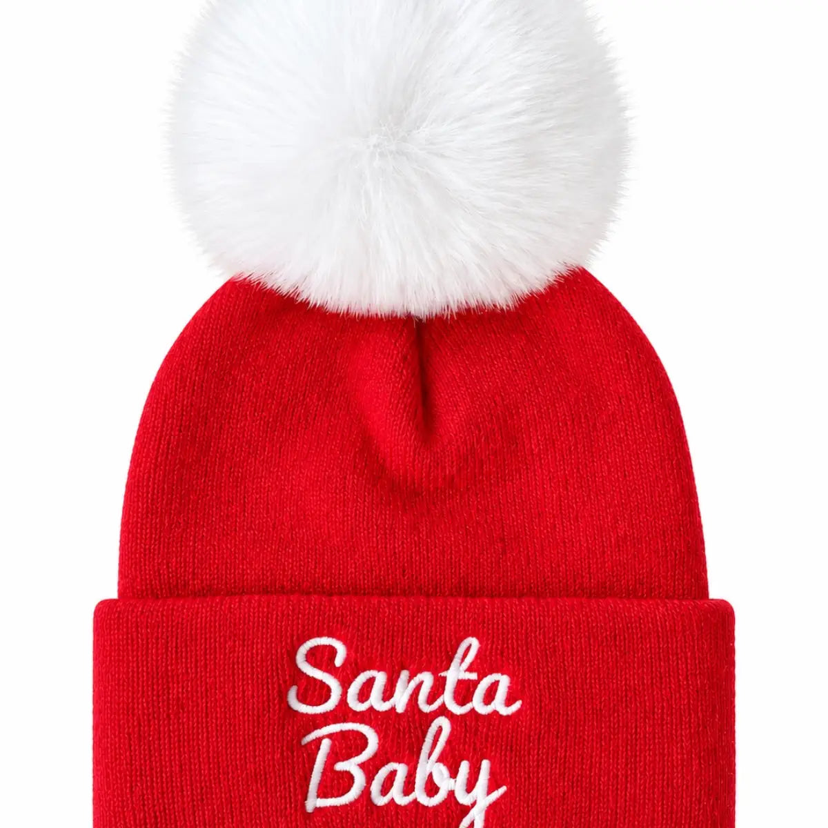 Baby's First Hat-Santa Baby Red