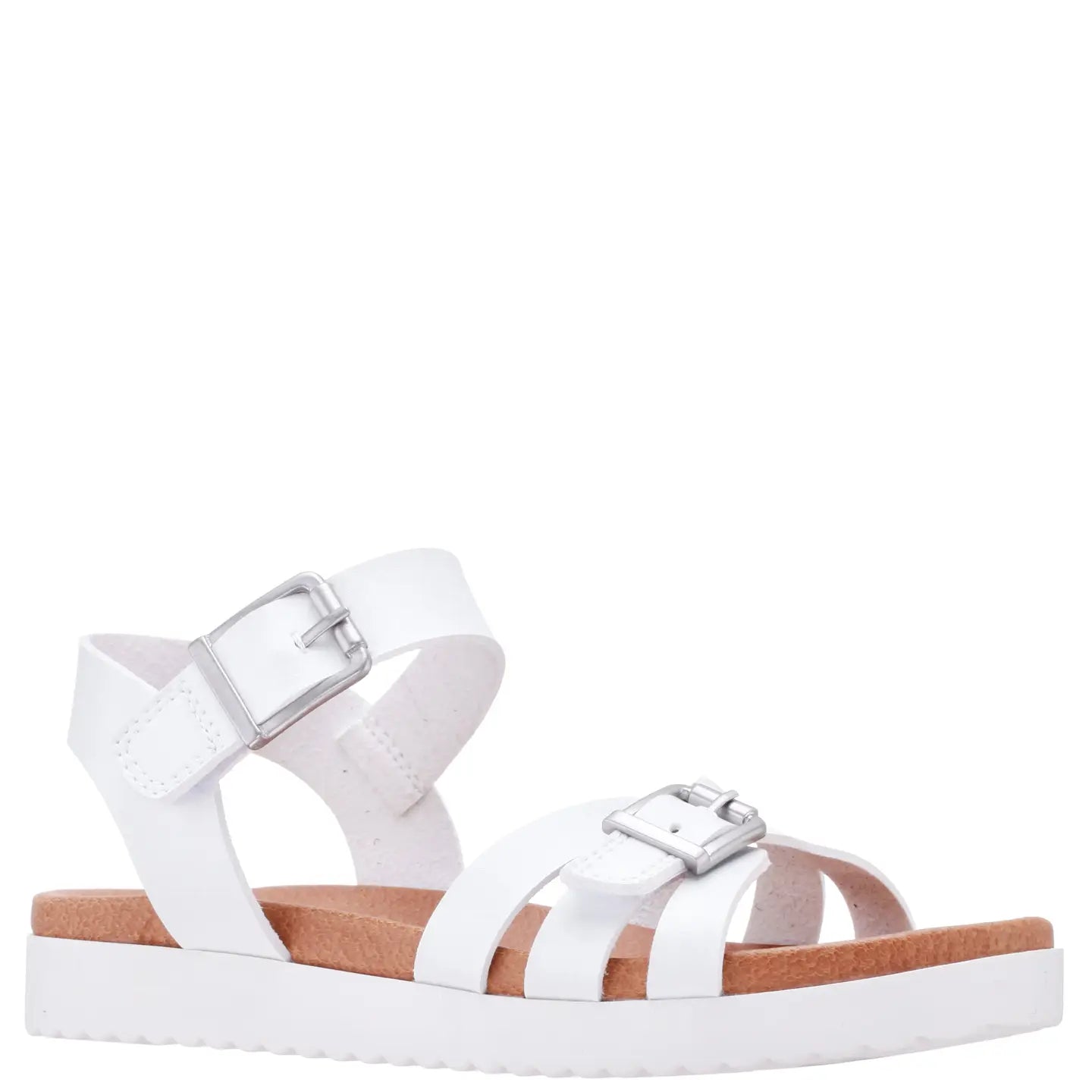 Lacey White Sandal