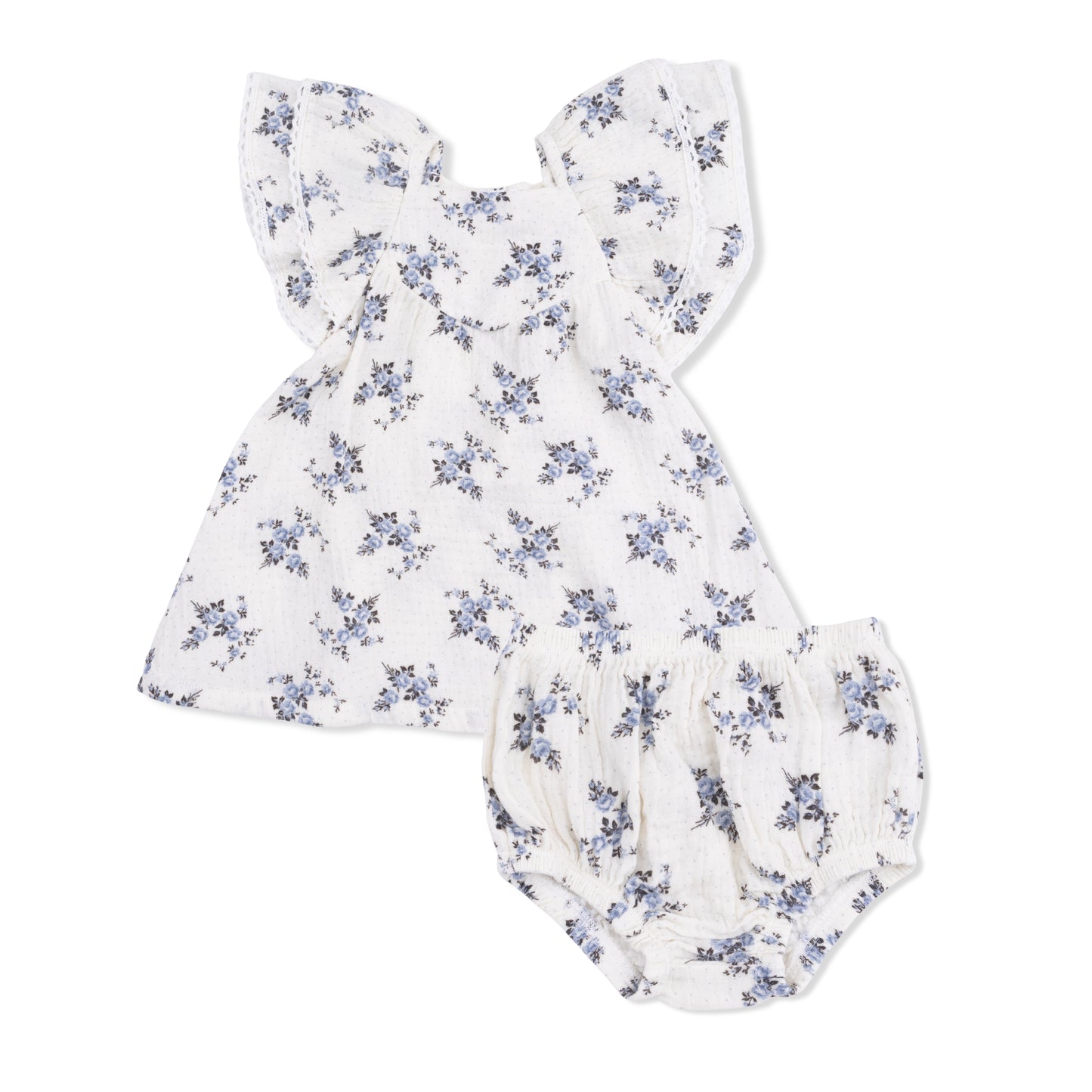 Belle Rosette Dot Dress Set