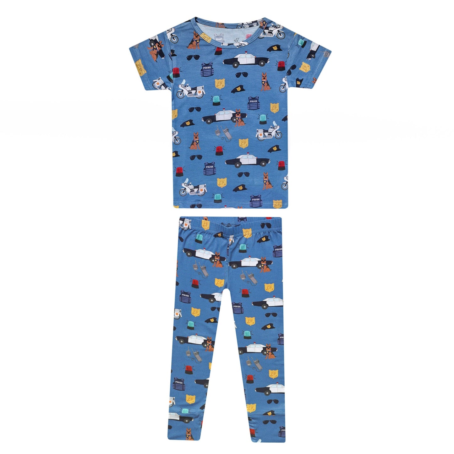 Short Sleeve PJ Set - Policemen