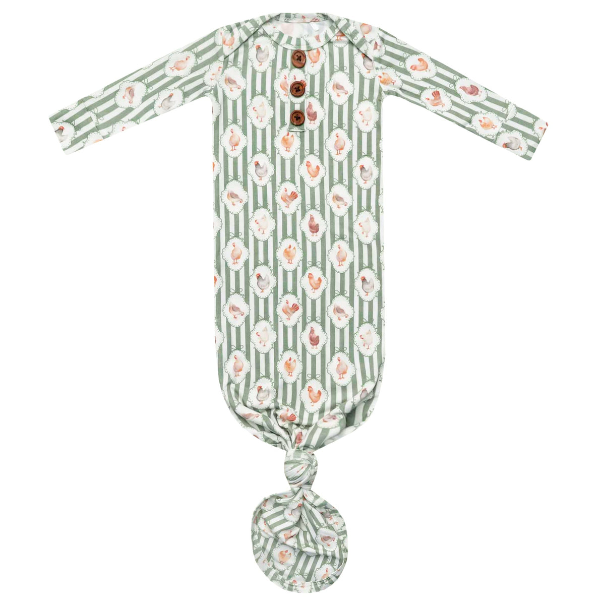 Copper Pearl Knotted Gown - Constance
