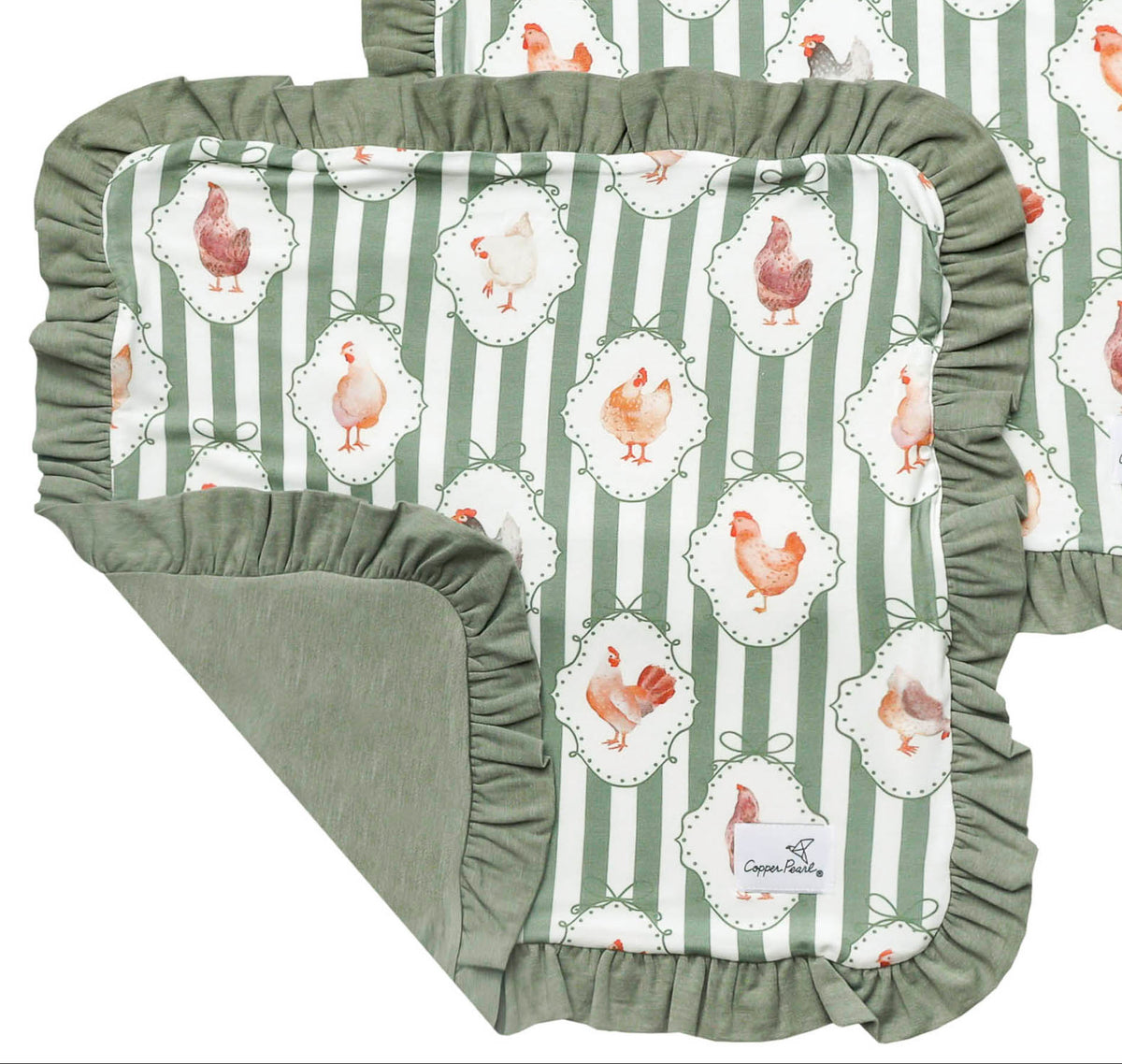 Ruffled Security Blanket - Constance