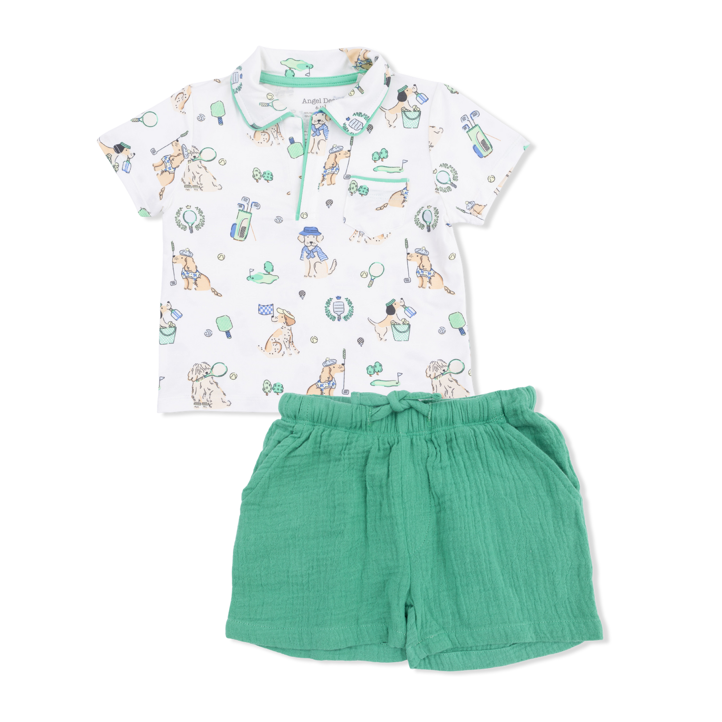 Country Club Dogs Short Set