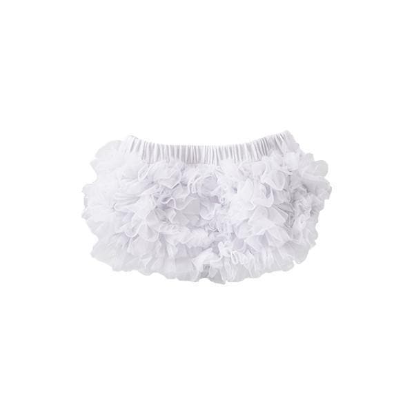 White Ruffle Bum Bloomers