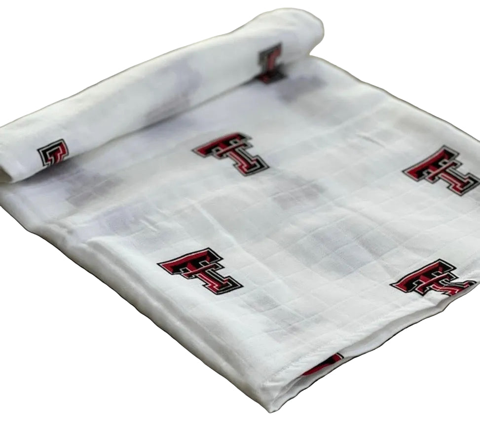 Texas Tech Muslin Swaddle