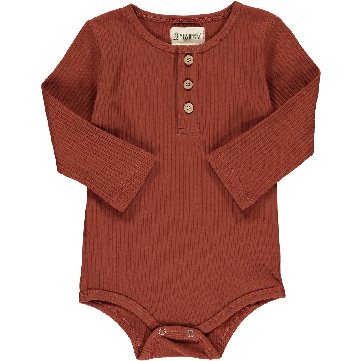 Aynor Rib Onesie - rust