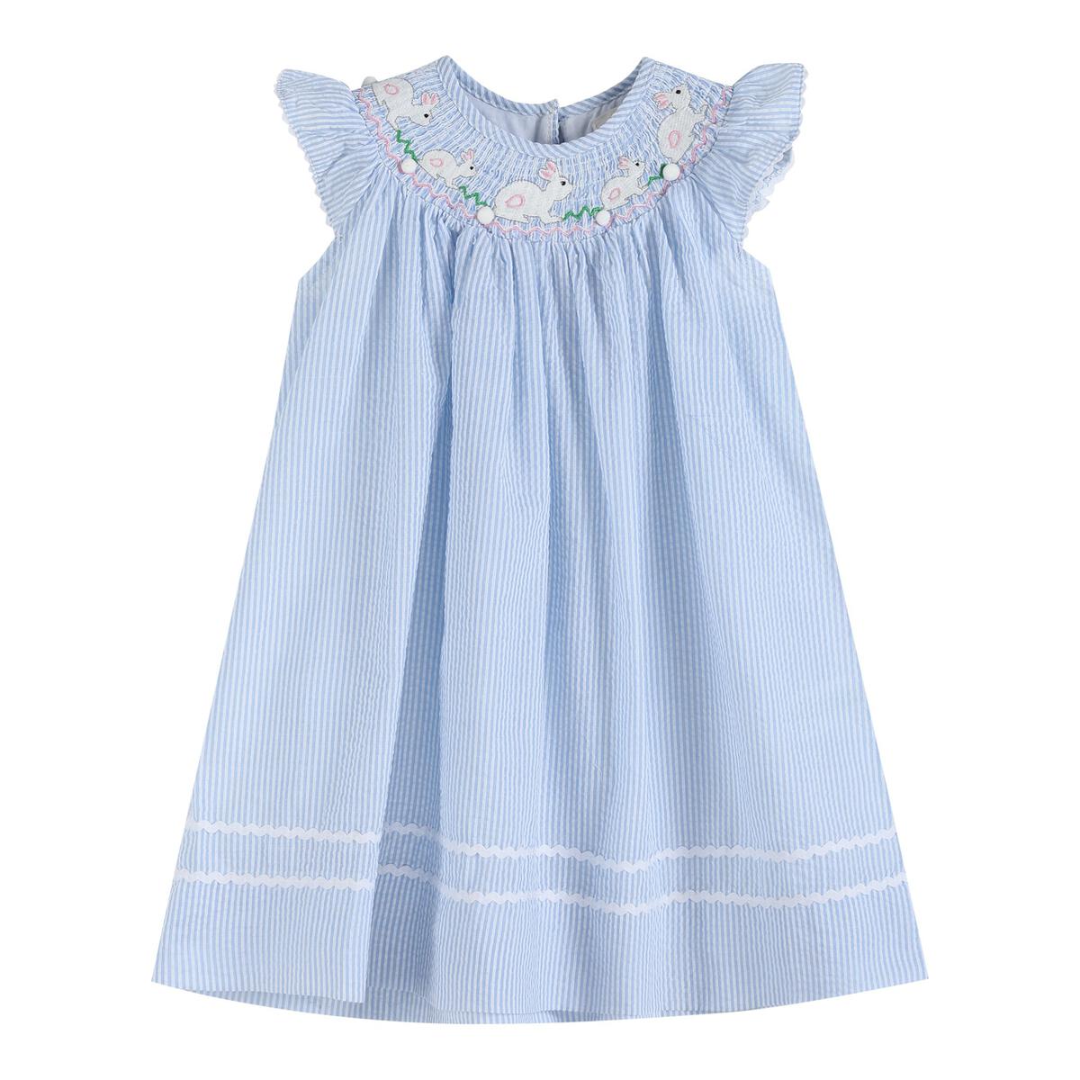 Easter Bunny Smocked Dress